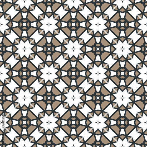 Geometric pattern. Seamless vector background. Ethnic graphic design.