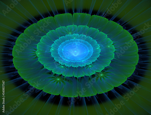 Imaginatory fractal abstract background Image