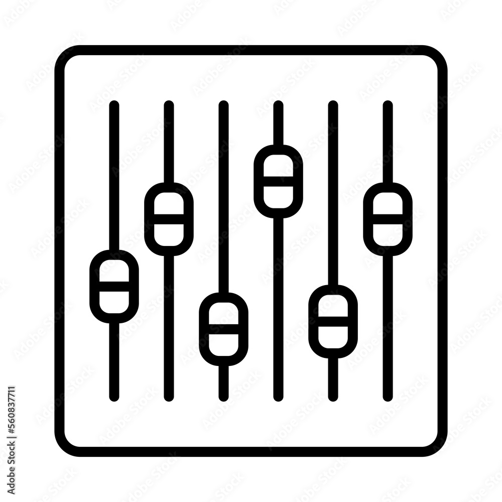 Equalizer Icon Logo Design Vector Template Illustration Sign And Symbol Pixels Perfect Equalizer Icon Logo Design Vector Template Illustration Sign And Symbol Pixels Perfect