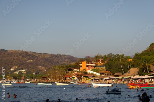 Las Gatas Beach Zihuatanejo, Gro. photo