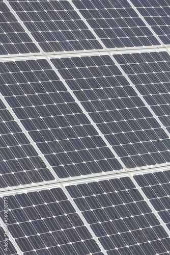 detail of solar panel
