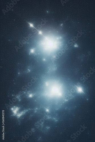 Abstract space nebula backgrounds. IA technology