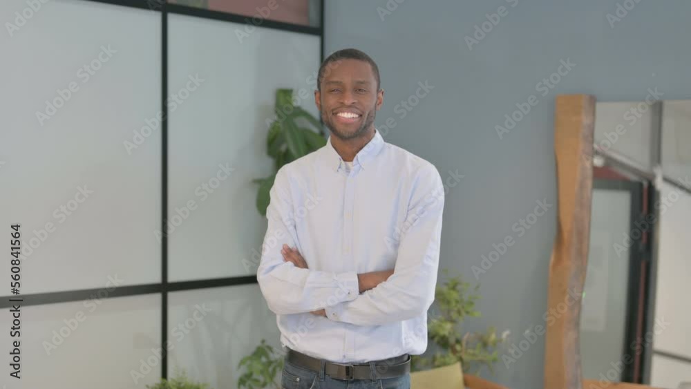 Portrait of African Man Smiling at Camera Portrait of African Man Smiling at Camera