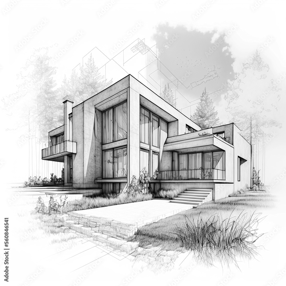 Architecture How To Draw Modern House in 2 Point Perspective #30 - YouTube-saigonsouth.com.vn