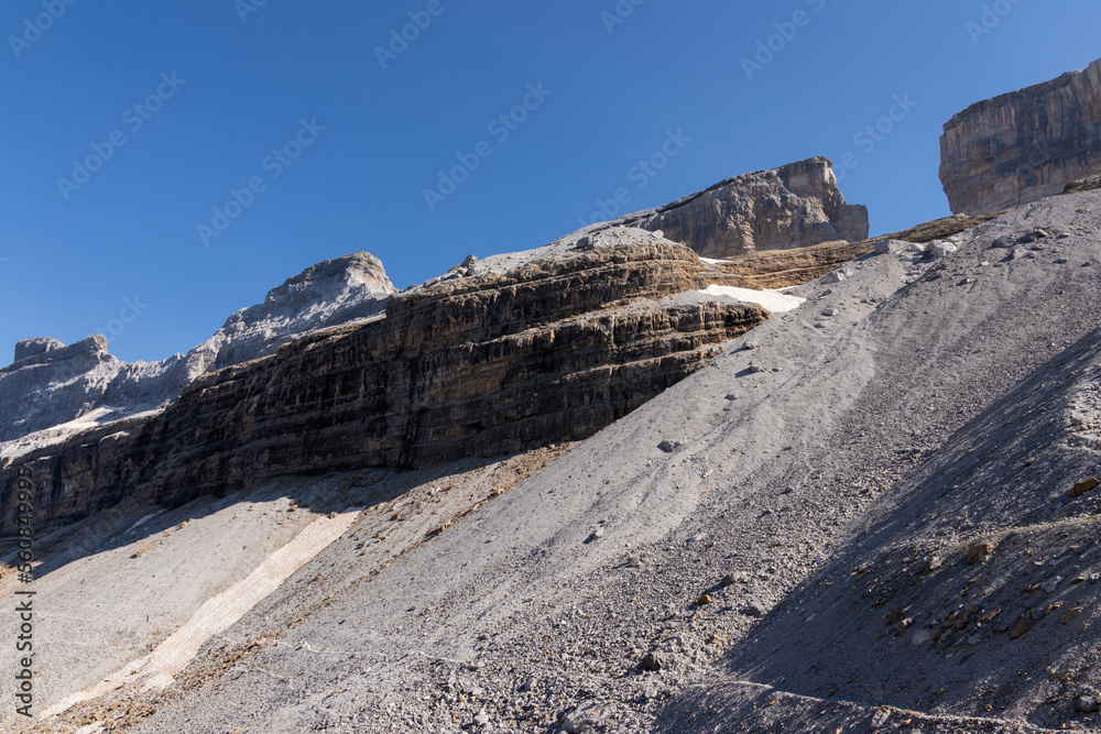 Roland Gap, Cirque de Gavarnie in the Pyrenees Roland Gap, Cirque de Gavarnie in the Pyrenees