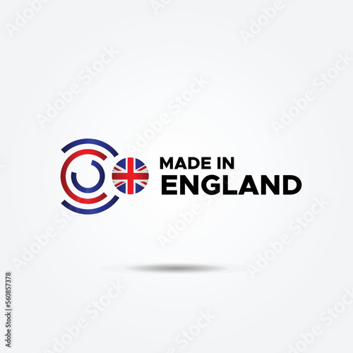 Made In England Elegant Label Product Design