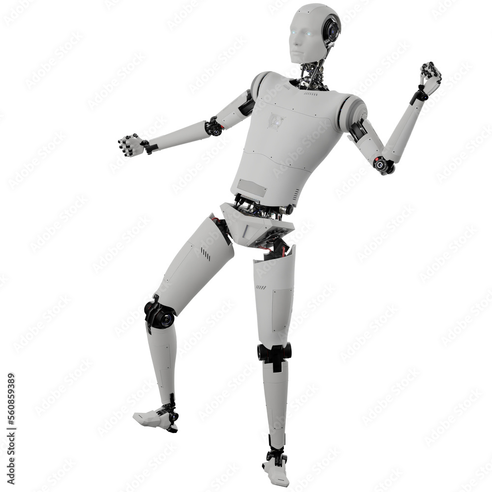cyborg posing like space parson in-universe 3d render with transparent background cyborg posing like space parson in-universe 3d render with transparent background