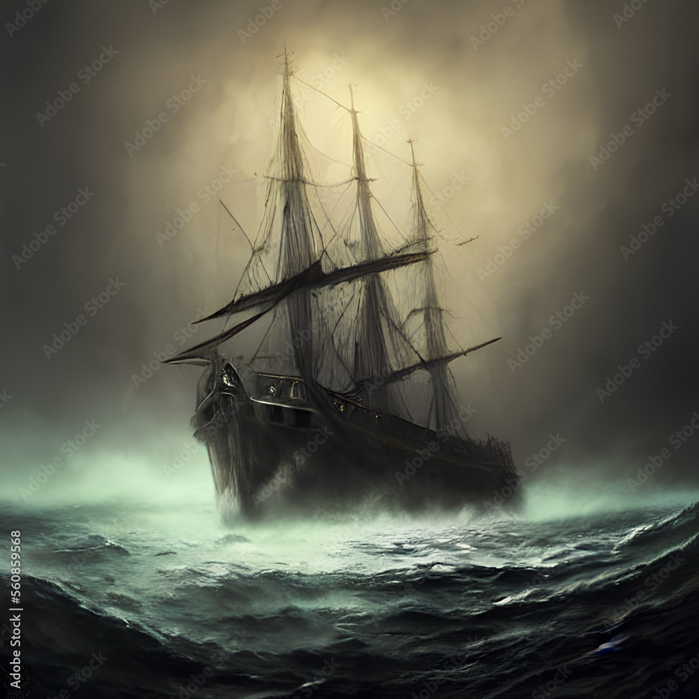Obraz premium ghost ship
