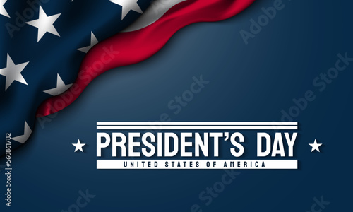 President's Day Background Design.