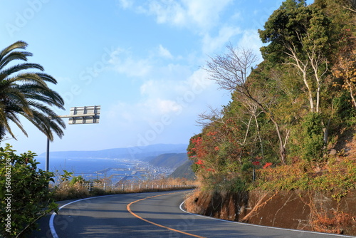 室戸スカイライン　ドライブコース　冬　（高知県　室戸市） © mitumal 