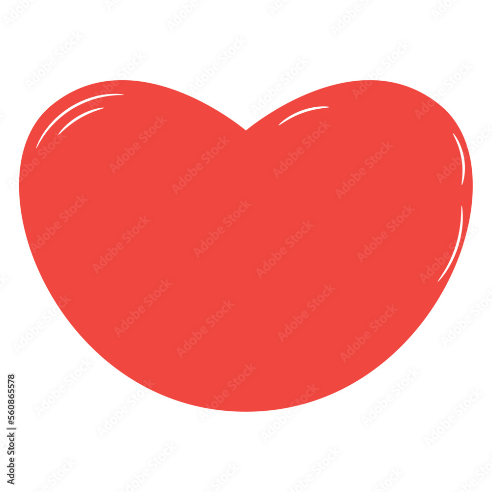 Isolated red heart shape pop art sketch Vector Isolated red heart shape pop art sketch Vector