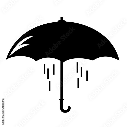 umbrella and rain