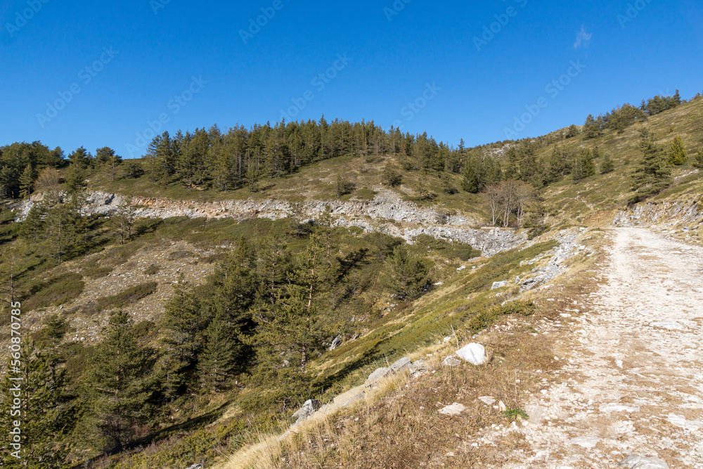 Landscape of Pirin Mountain near Orelyak peak, Bulgaria