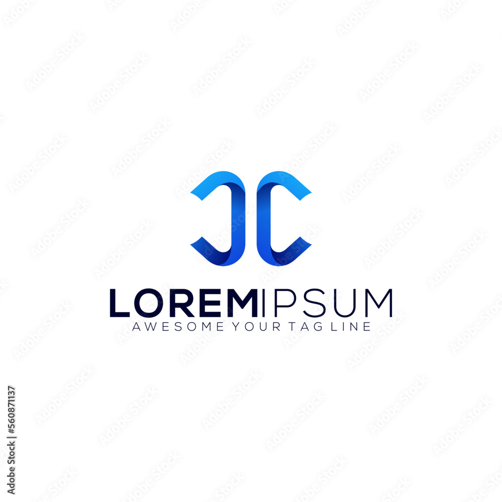 logo letter C modern colorful gradient