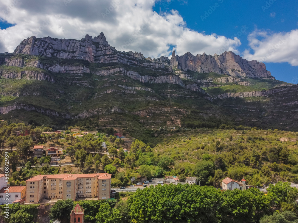 Montserrat mountain range near Barcelona, Spain Montserrat mountain range near Barcelona, Spain