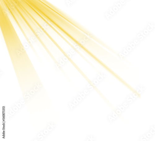 Overlays, overlay, light transition, effects sunlight, lens flare, light leaks. High-quality stock image of sun rays light effects overlays yellow flare glow isolated on black background for design