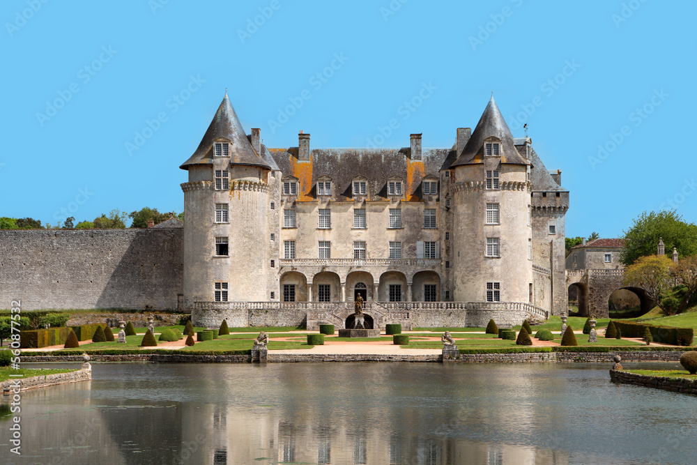 Charente-Maritime - Saint-Savinien - Vue sur le Chateau de la Roche-Courbon
