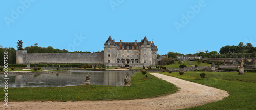 Charente-Maritime - Saint-Savinien - Panorama Chateau de la Roche-Courbon