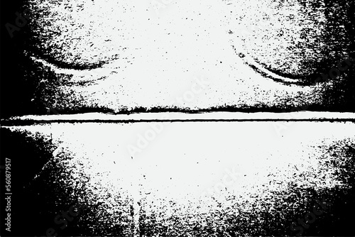 black crumpled wrinkled paper texture, dusty cardboard wrapper vector EPS