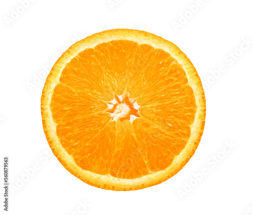 Orange slice on transparent png