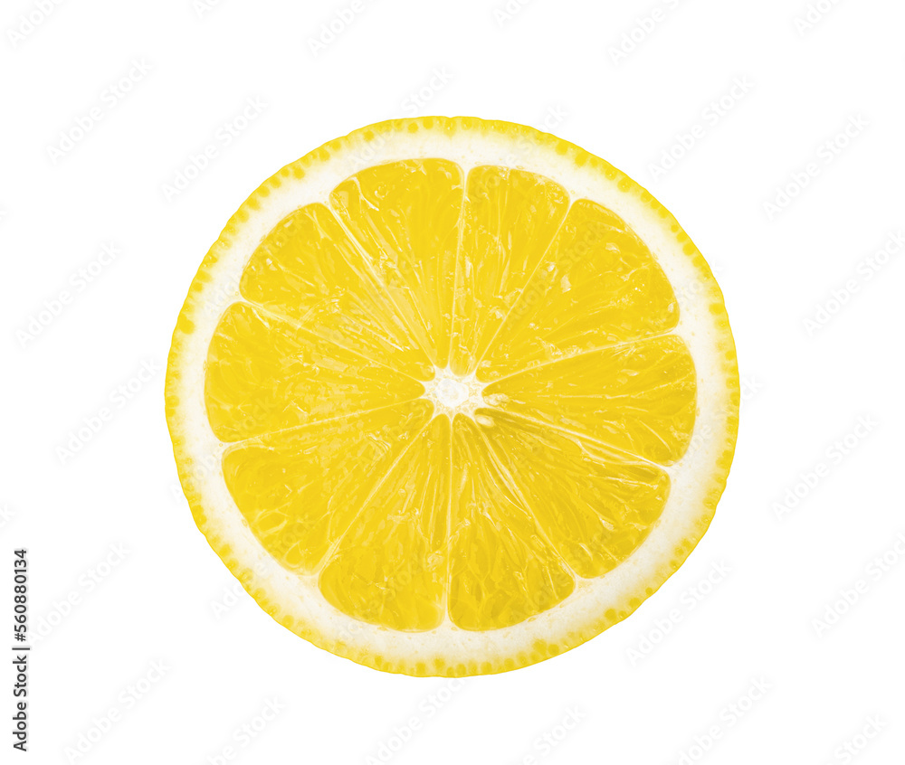 lemon slice on transparent png
