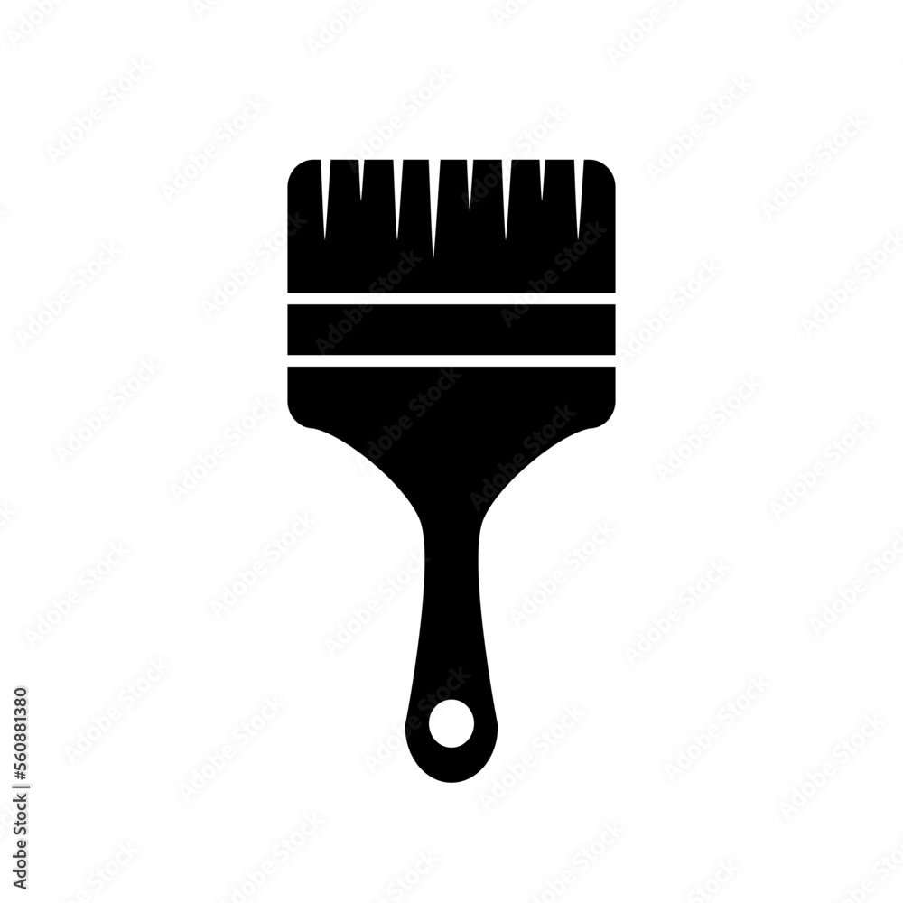 Brush icon vector logo design template Brush icon vector logo design template