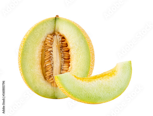 yellow melon on transparent png