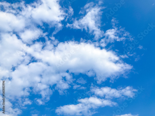 Cloudy in the sky, natural sunlight for background, decorative