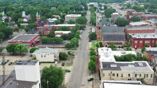 Aerial view of Selma, Alabama. USA photo