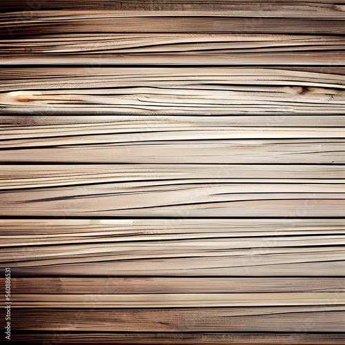 Wooden planks texture background - generative ai