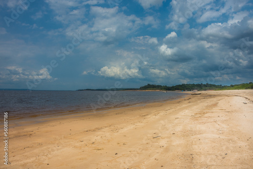 View of the beautiful Praia da Lua (Moon Beach) - Manaus, Amazonas, Brazil