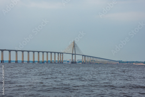 View of the Rio Negro Bridge - Manaus  Amazonas  Brazil