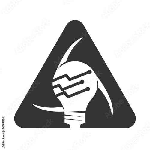 Lightbulb Logo Design template Icon Illustration Brand Identity