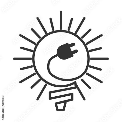 Lightbulb Logo Design template Icon Illustration Brand Identity