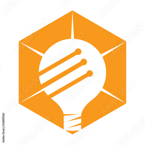 Lightbulb Logo Design template Icon Illustration Brand Identity