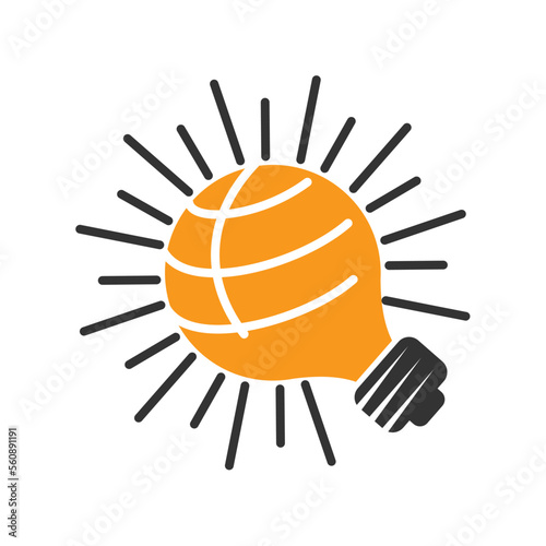 Lightbulb Logo Design template Icon Illustration Brand Identity
