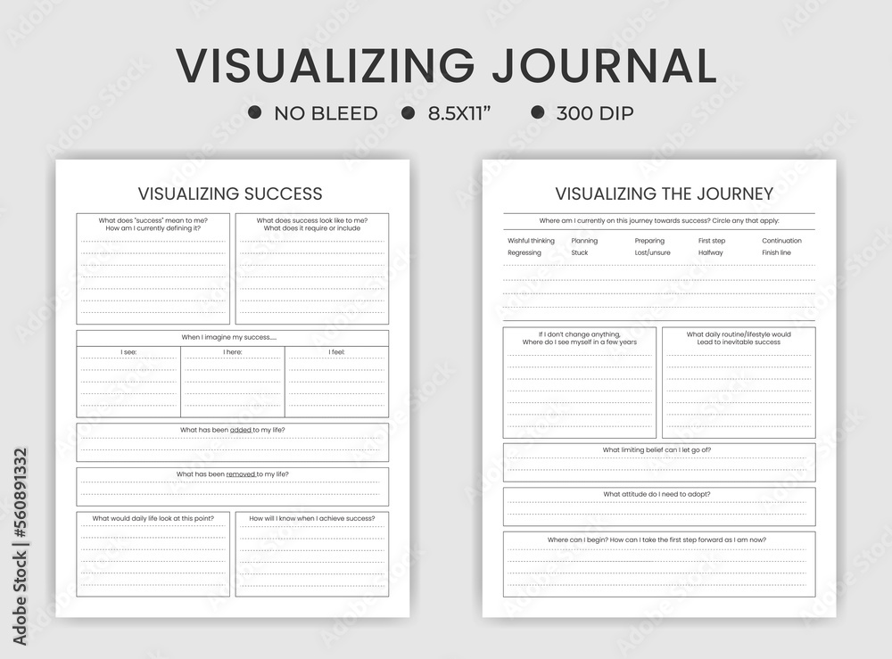 visualizing journal logbook templates 