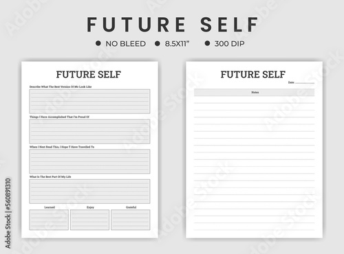 Future self-planner template