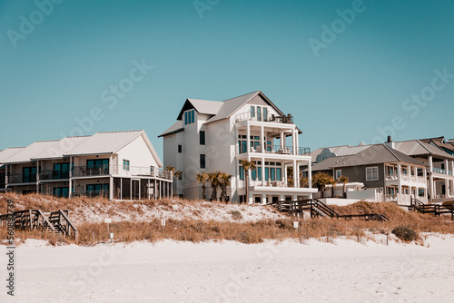 houses on the beach