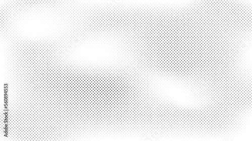Halftone background. Grunge halftone pop art texture. White and black abstract wallpaper. Geometric vector 