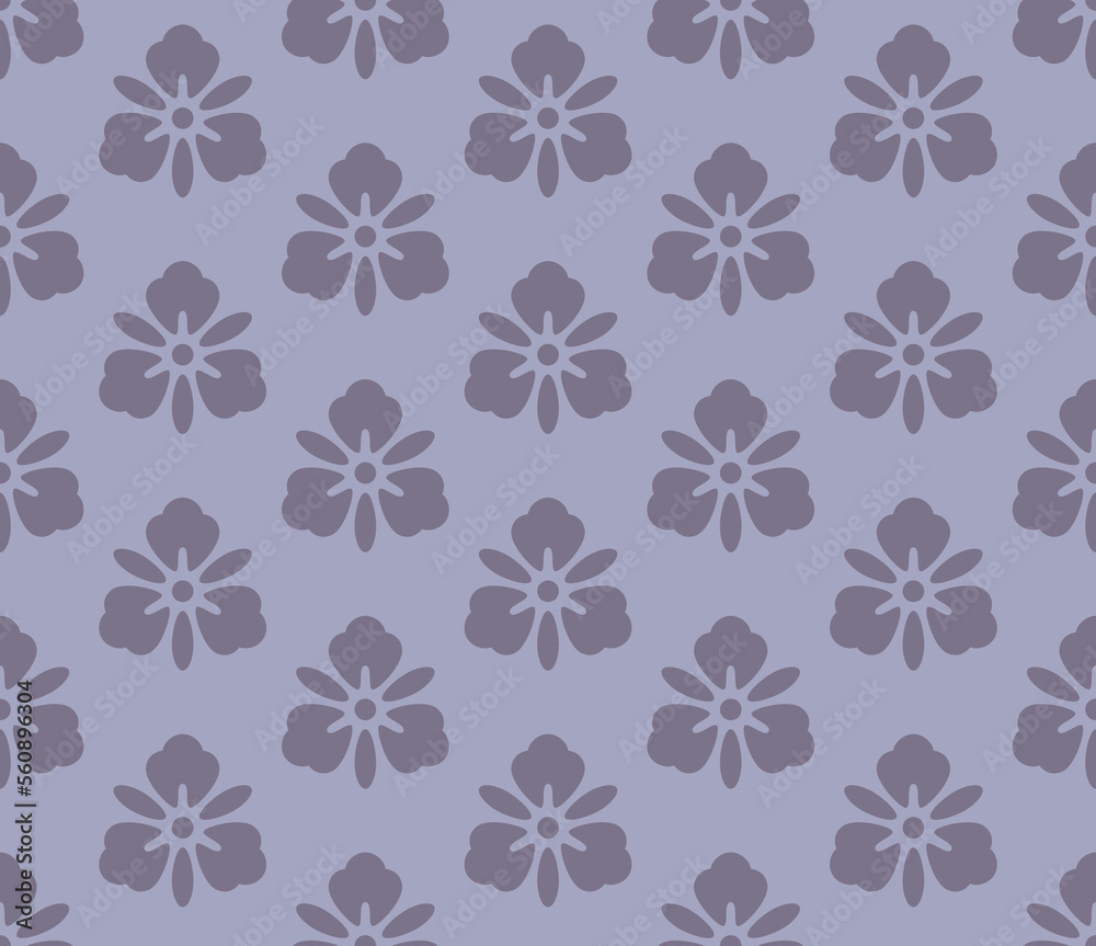 Japanese Classic Flower Motif Vector Seamless Pattern Japanese Classic Flower Motif Vector Seamless Pattern