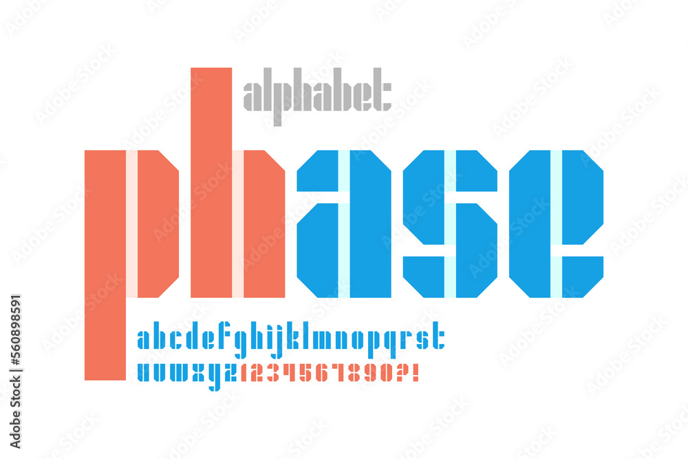 Original alphabet design, minimalism style, trendy characters set. Original alphabet design, minimalism style, trendy characters set.