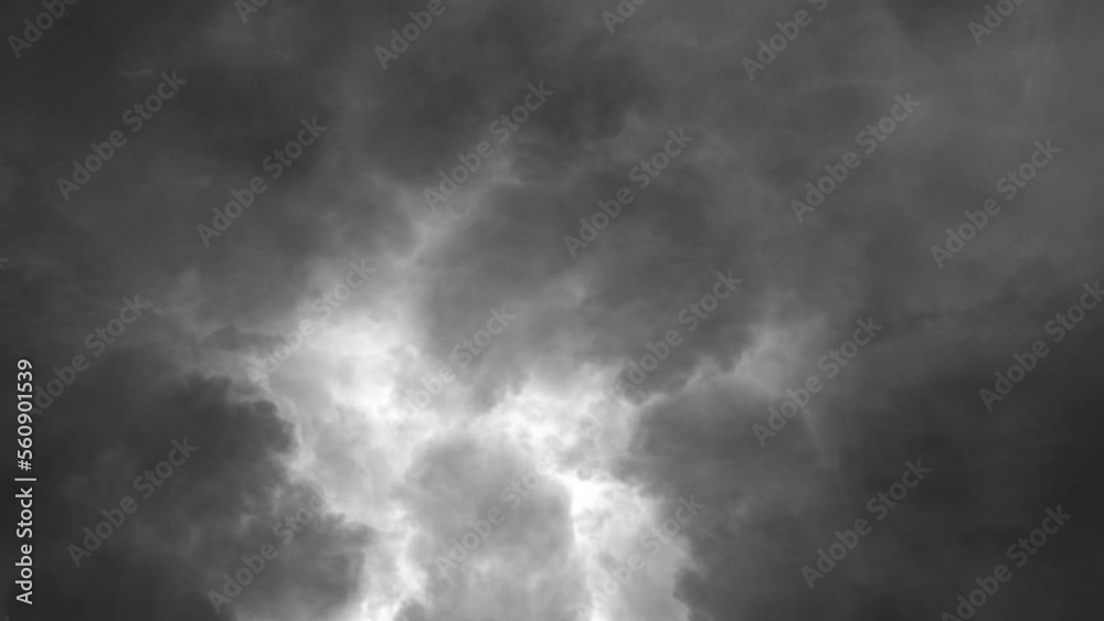 view of a thunderstorm in cumulonimbus clouds view of a thunderstorm in cumulonimbus clouds