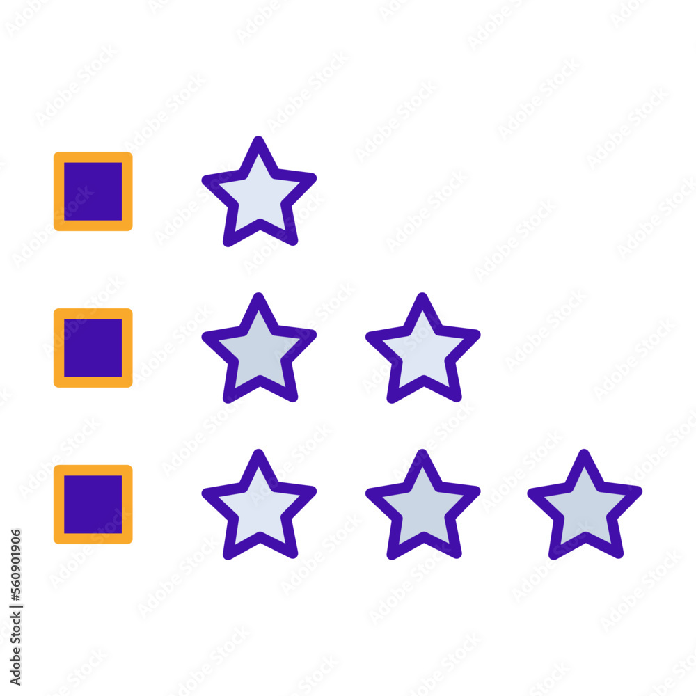 Evaluation business people icon with orange purple outline style. evaluation, review, business, line, service, report. Vector Illustration Evaluation business people icon with orange purple outline style. evaluation, review, business, line, service, report. Vector Illustration