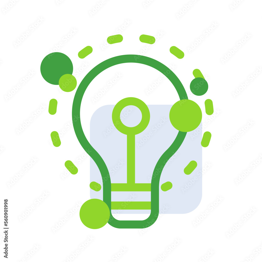 Idea business people icon with green outline style. idea, solution, creative, bulb, light, line, innovation. Vector Illustration Idea business people icon with green outline style. idea, solution, creative, bulb, light, line, innovation. Vector Illustration