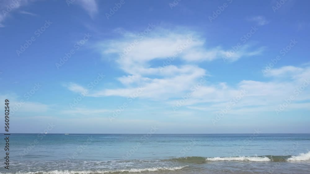 Beach sea landscape water and blue sky Beach sea landscape water and blue sky