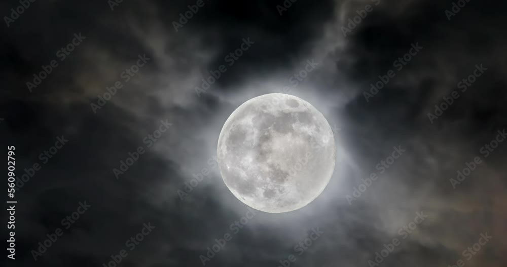 Sky at night with some clouds and the moon Sky at night with some clouds and the moon