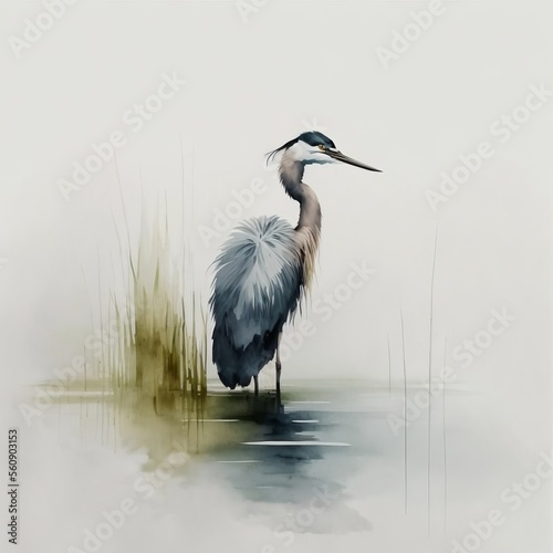 great blue heron ardea alba