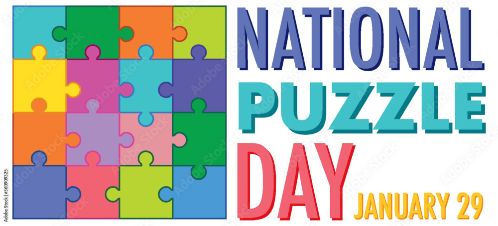 National Puzzle Day Banner
