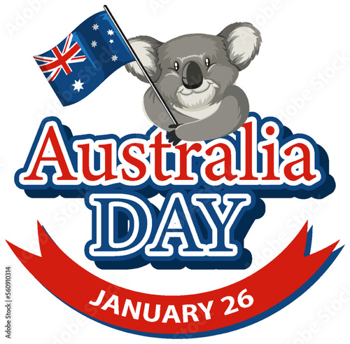 Happy Australia Day Banner photo